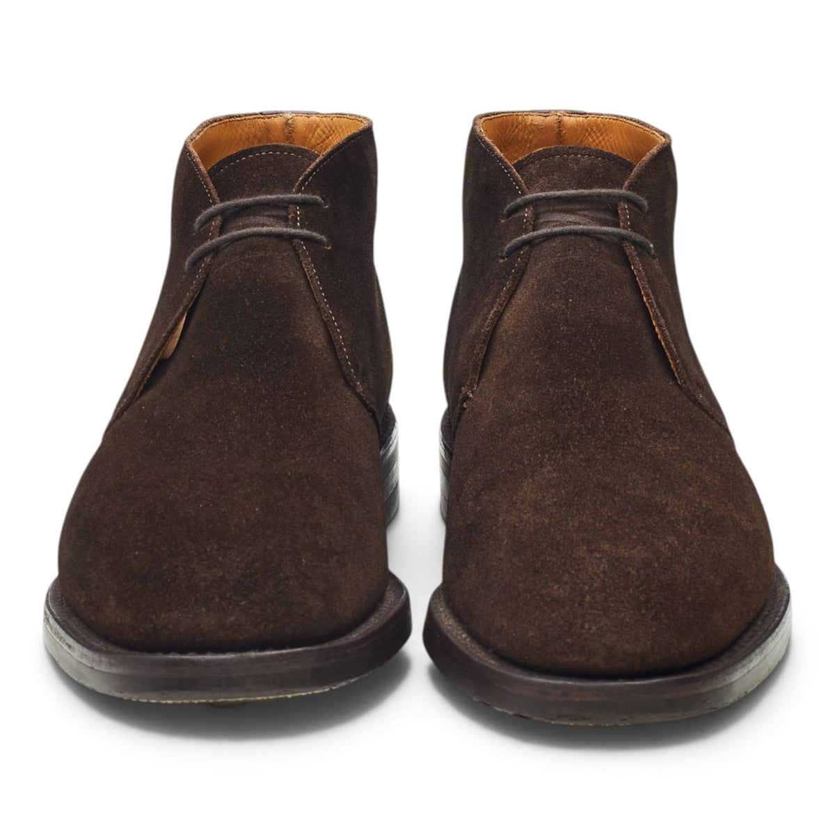 'Ryder' Dark Brown Suede Chukka Boots UK 8.5 F