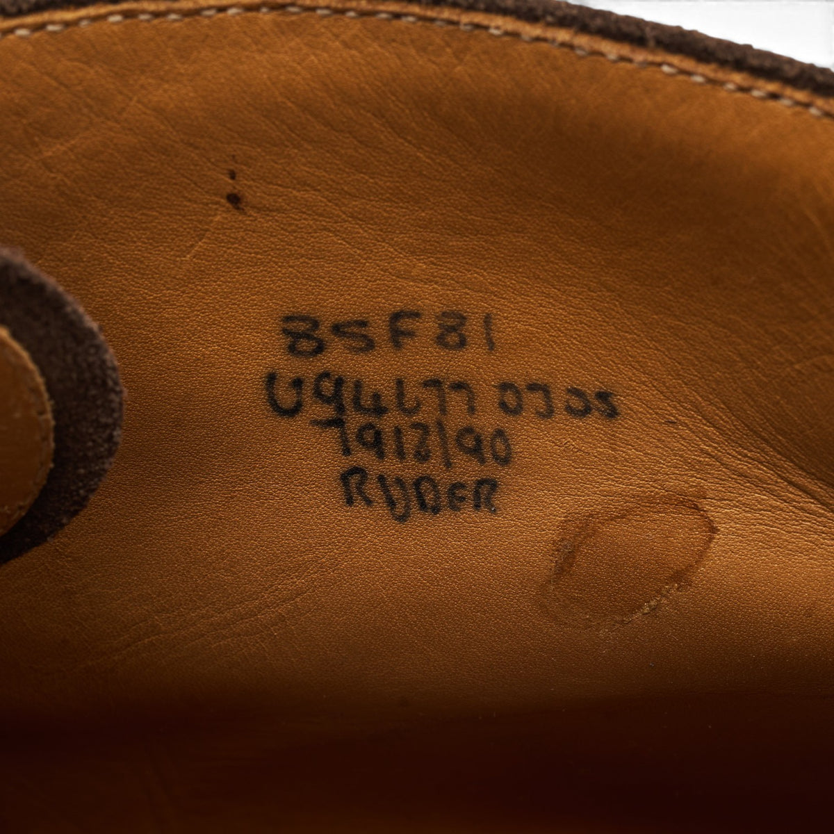 'Ryder' Dark Brown Suede Chukka Boots UK 8.5 F