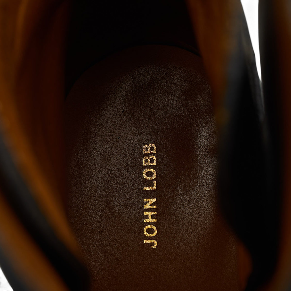 'Abbot' Black Leather Boots UK 8 E
