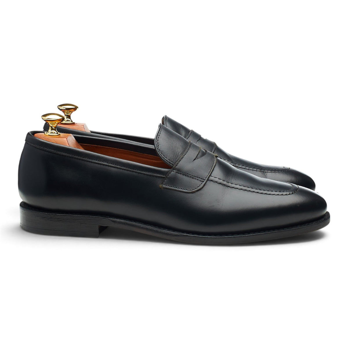 'Lake Forest' Black Leather Loafers UK 9.5 US 10.5 D