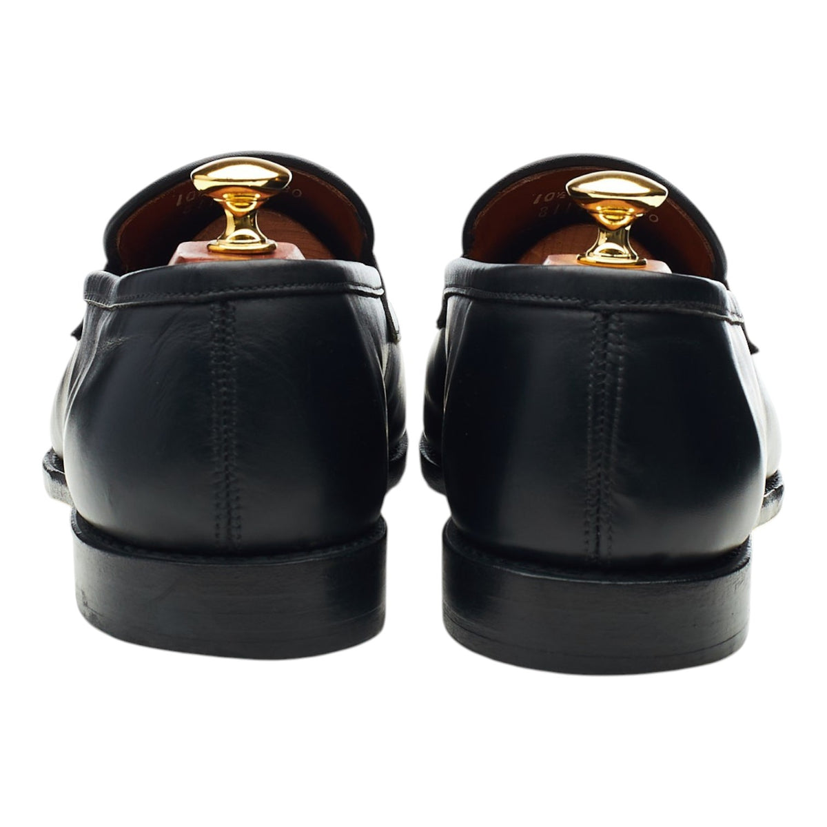 'Lake Forest' Black Leather Loafers UK 9.5 US 10.5 D