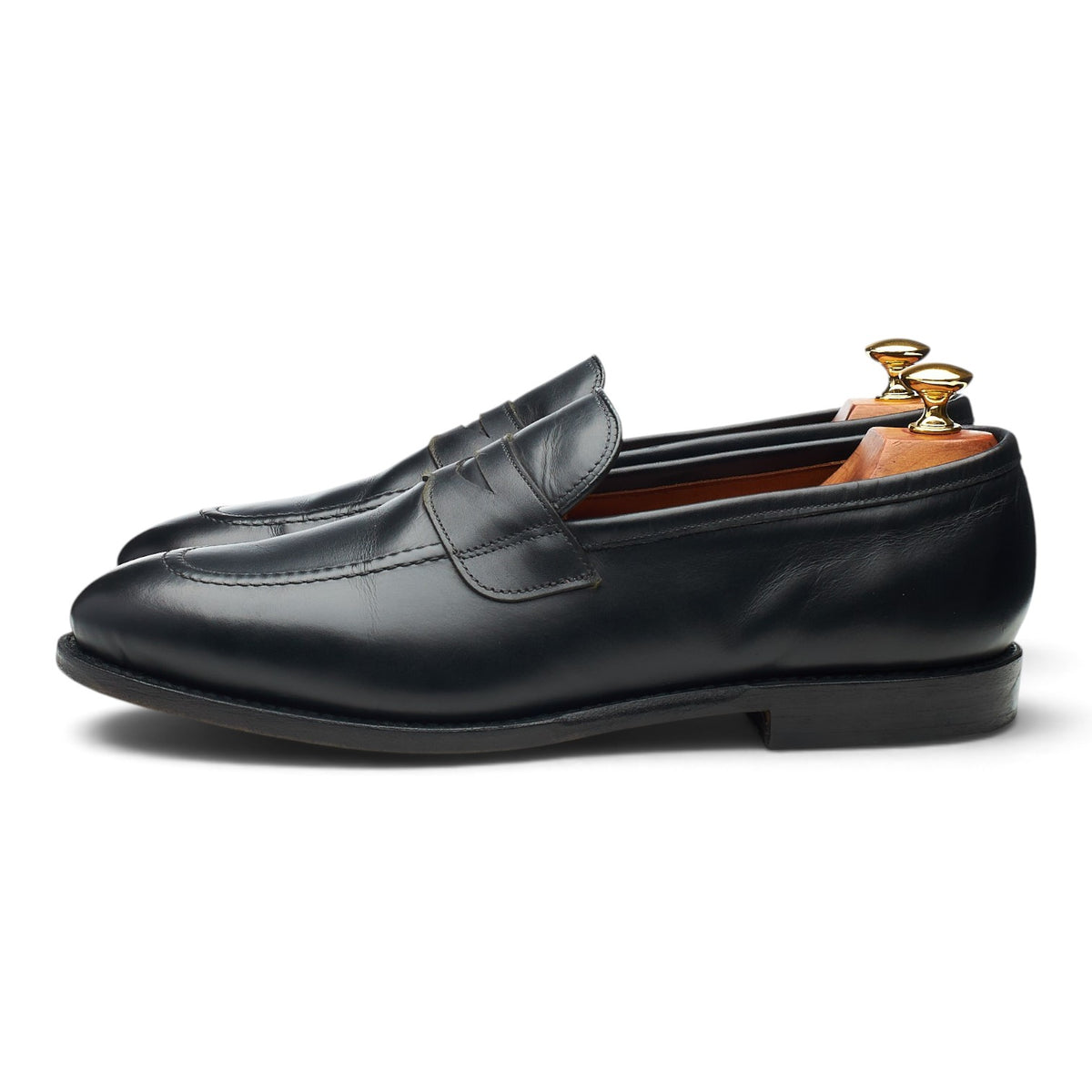 'Lake Forest' Black Leather Loafers UK 9.5 US 10.5 D