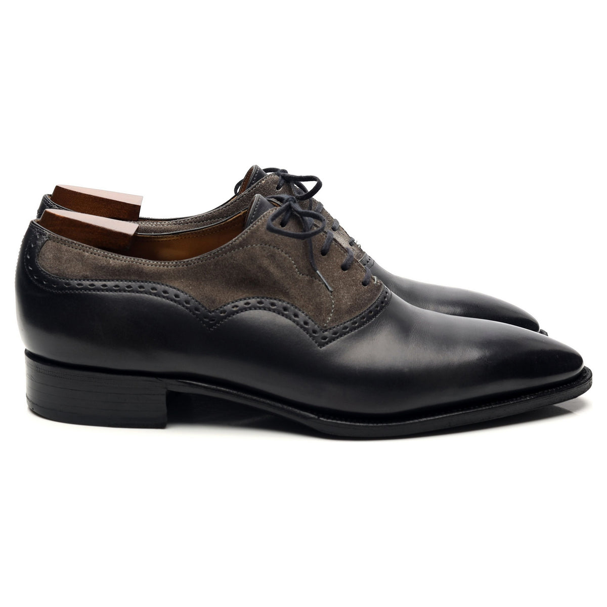 &#39;Wilfrid&#39; Blue Leather Oxford UK 5.5