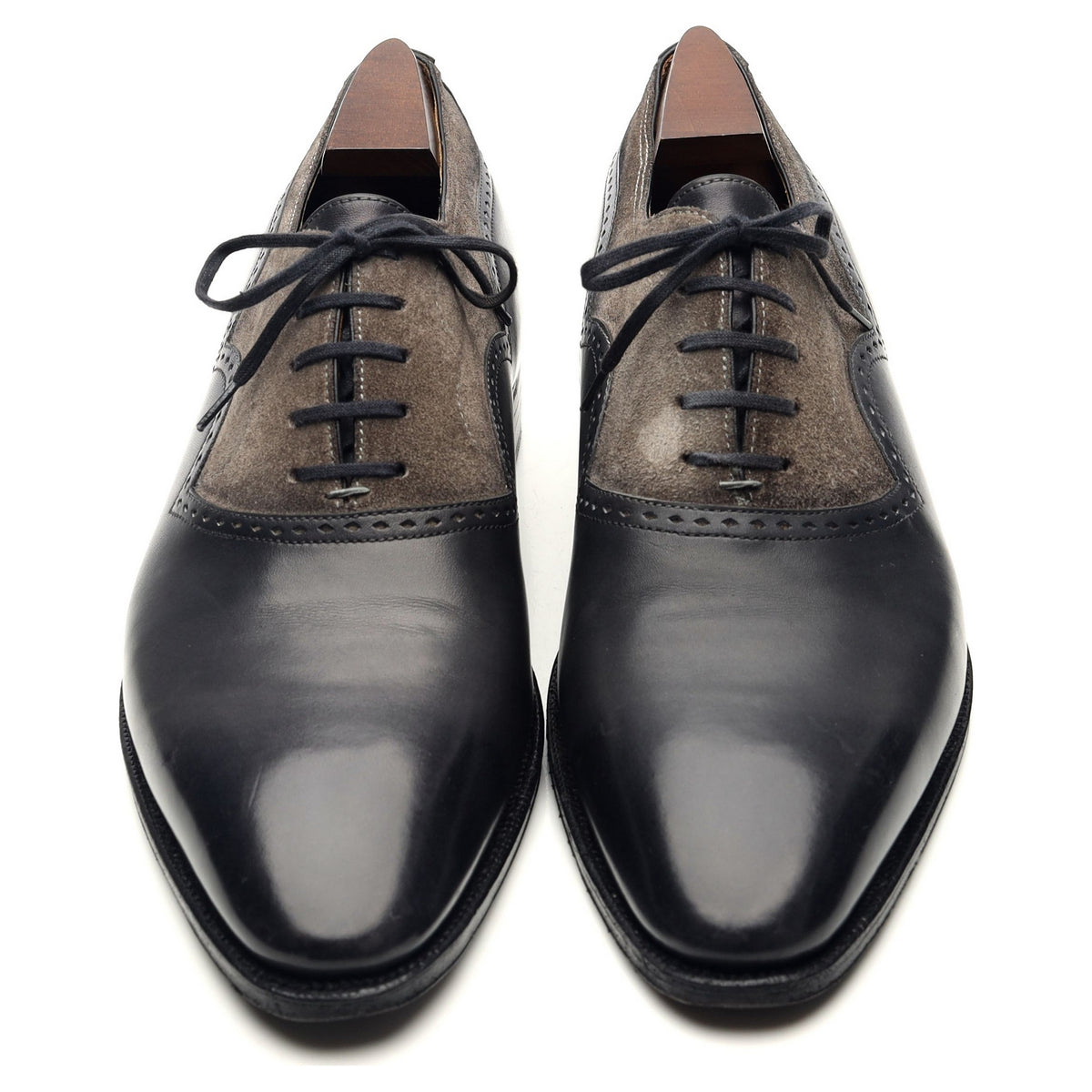 &#39;Wilfrid&#39; Blue Leather Oxford UK 5.5