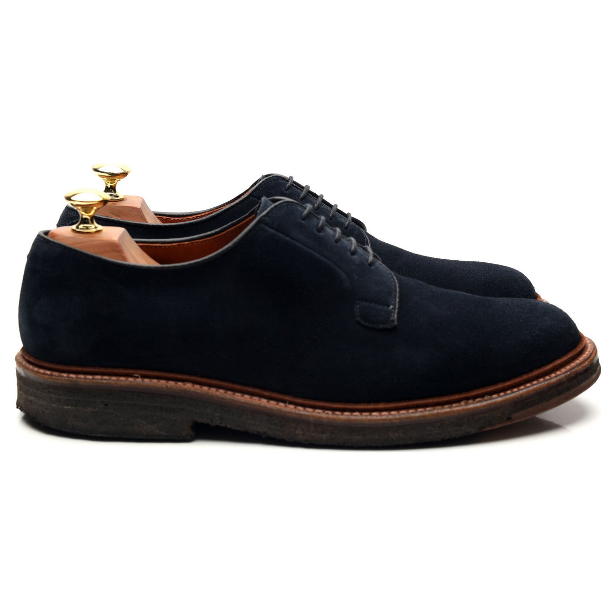 &#39;M5405&#39; Navy Blue Suede Derby UK 8 US 8.5 E