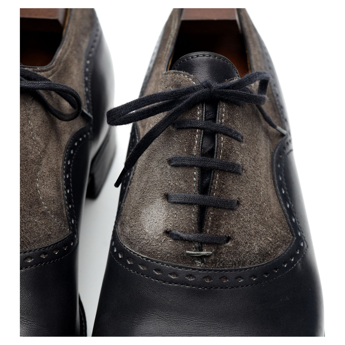 &#39;Wilfrid&#39; Blue Leather Oxford UK 5.5