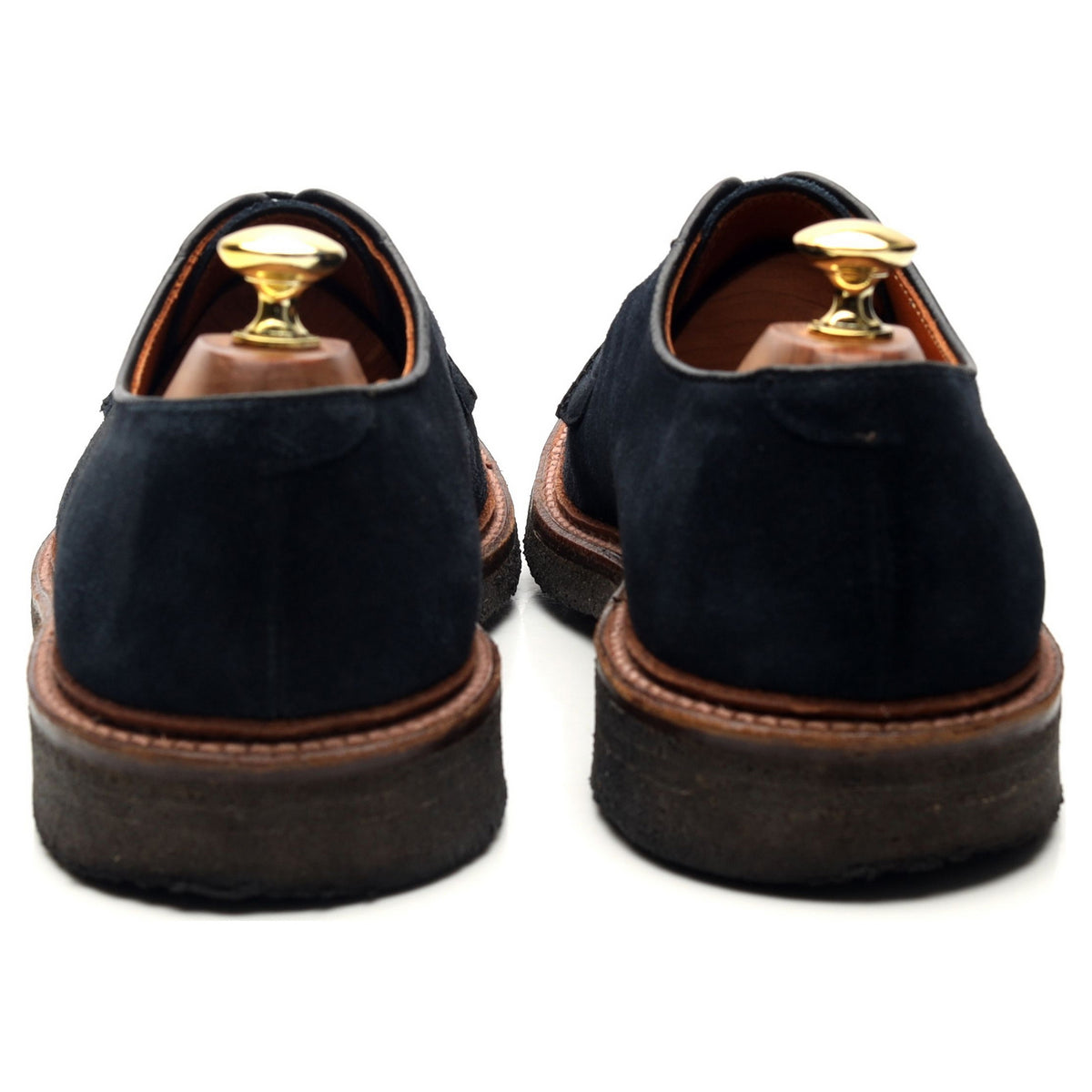 &#39;M5405&#39; Navy Blue Suede Derby UK 8 US 8.5 E