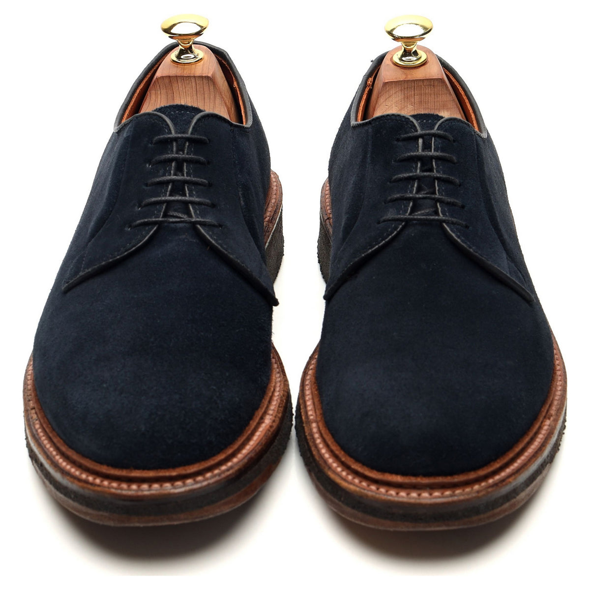 &#39;M5405&#39; Navy Blue Suede Derby UK 8 US 8.5 E