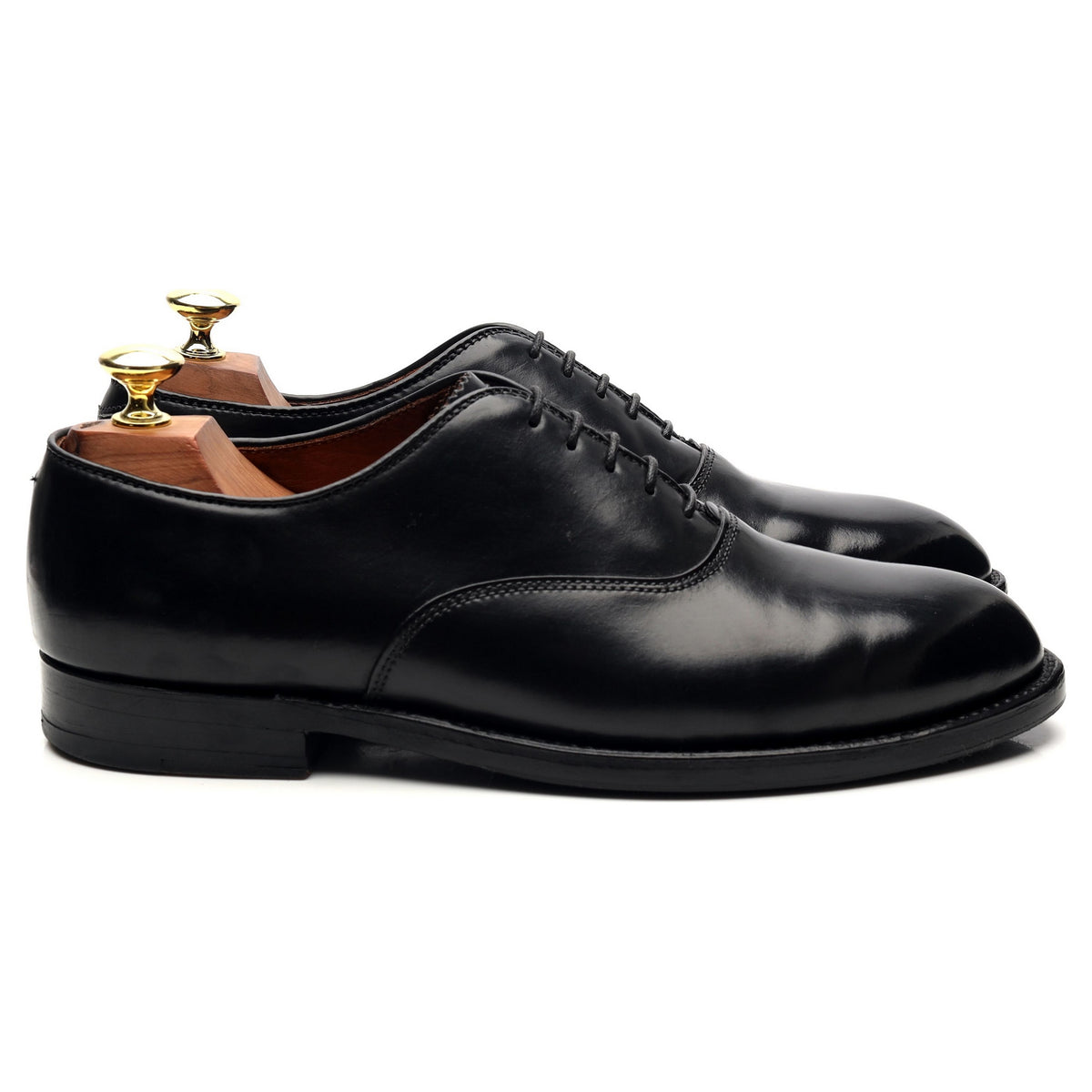 &#39;9341&#39; Black Cordovan Leather Oxford UK 7.5 US 8 D