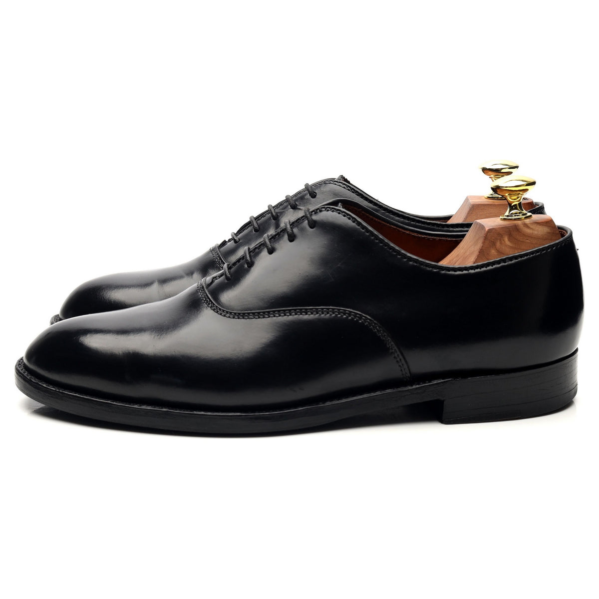 &#39;9341&#39; Black Cordovan Leather Oxford UK 7.5 US 8 D