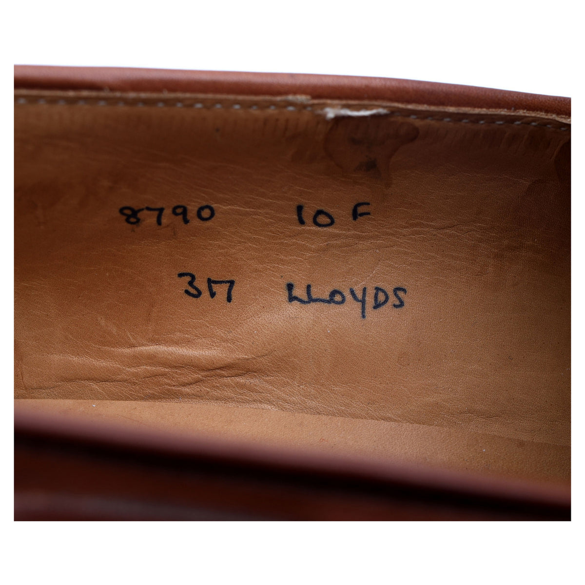 &#39;Lloyds&#39; Tan Brown Tassel Loafers UK 10 F