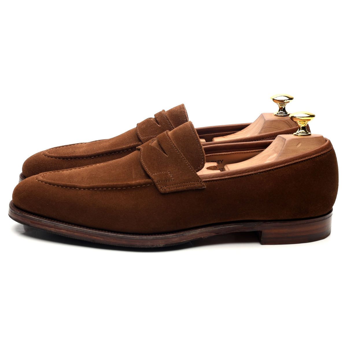 &#39;Sydney&#39; Snuff Brown Suede Loafers UK 8 E