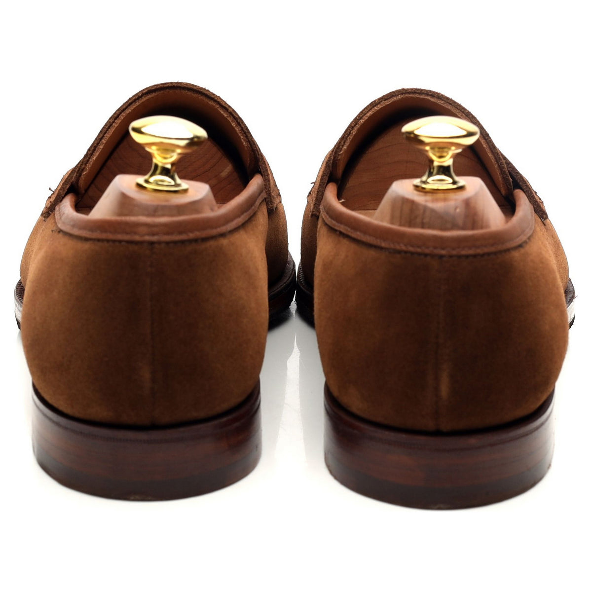 &#39;Sydney&#39; Snuff Brown Suede Loafers UK 8 E