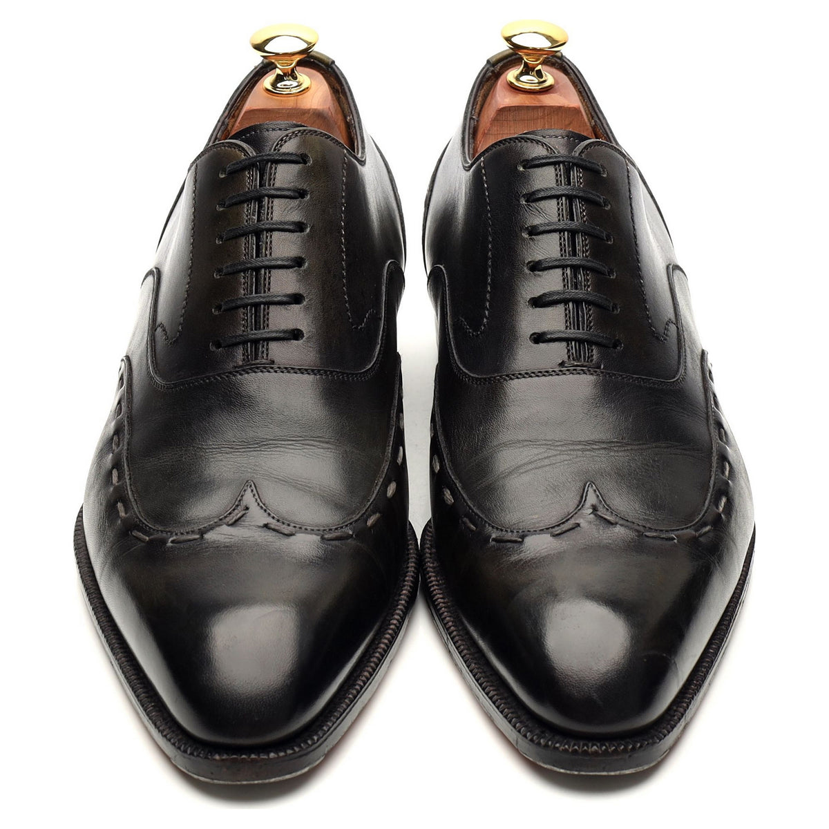 MTO Dark Green Leather Oxford UK 9.5