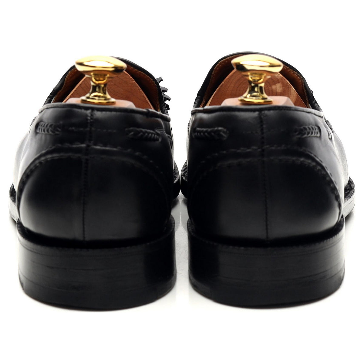 &#39;Matisse&#39; Black Leather Tassel Loafers UK 6.5 F