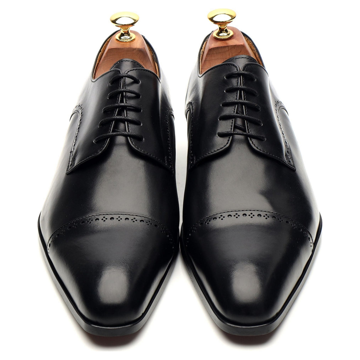 &#39;Montana&#39; Black Leather Derby UK 9