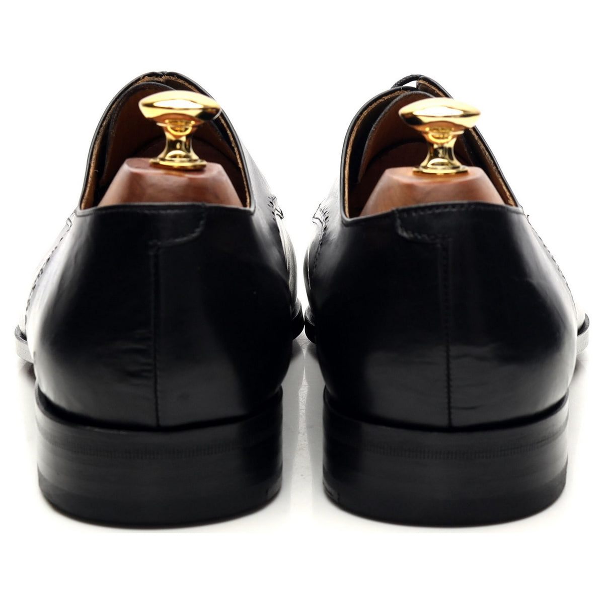 &#39;Montana&#39; Black Leather Derby UK 9