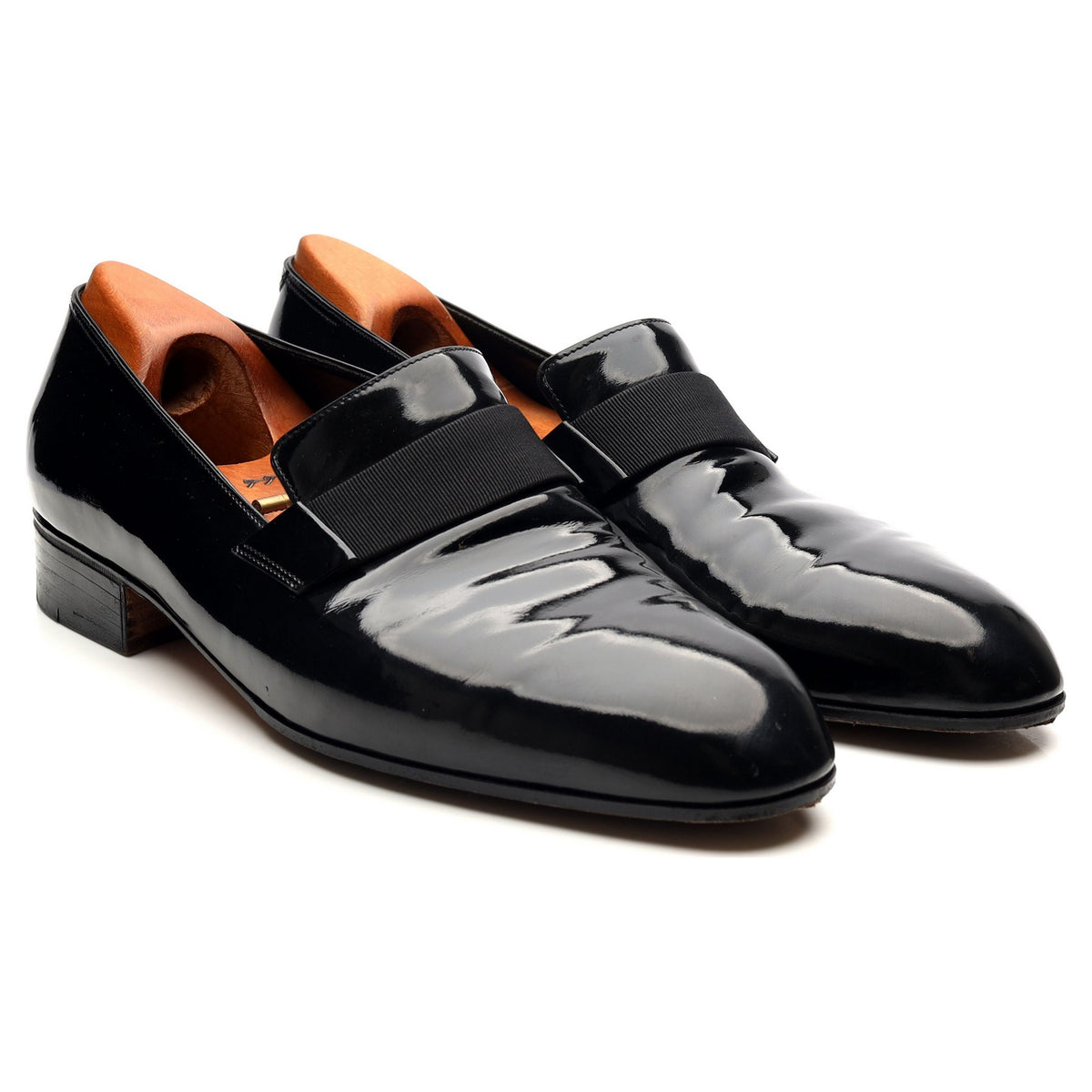 Bespoke Black Patent Leather Loafers UK 9.5 / UK 10