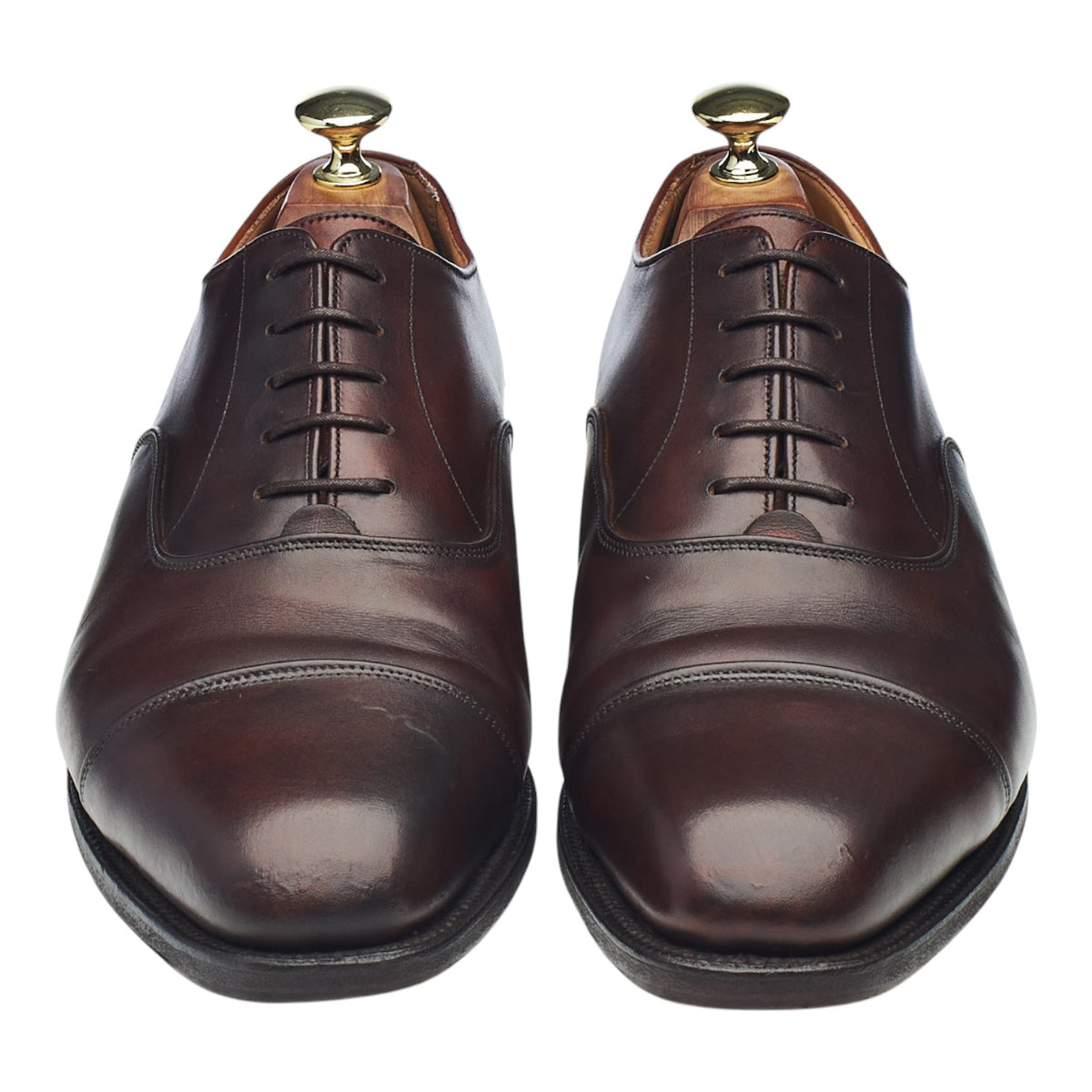 'Regent' Dark Brown Leather Oxford UK 7