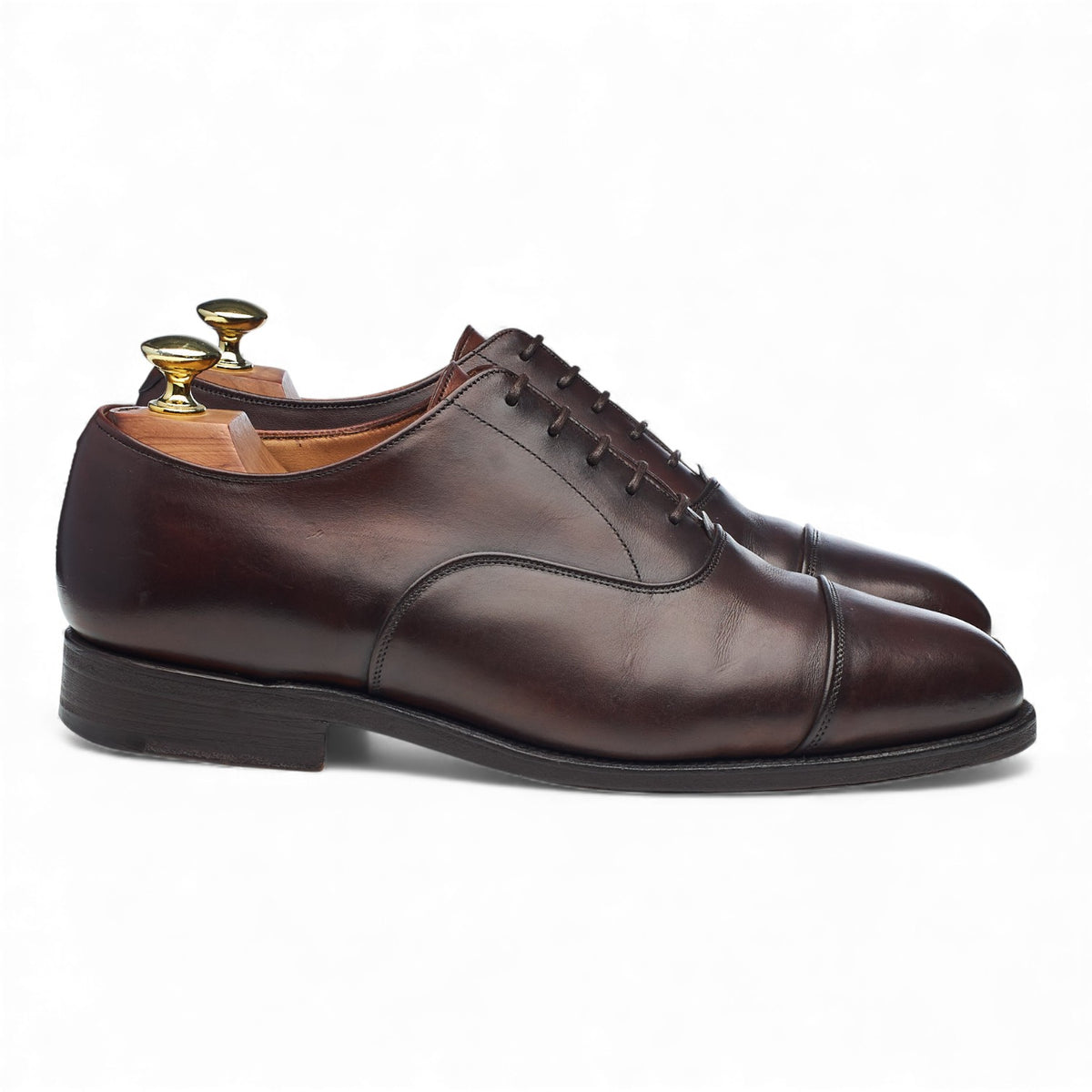 'Regent' Dark Brown Leather Oxford UK 7