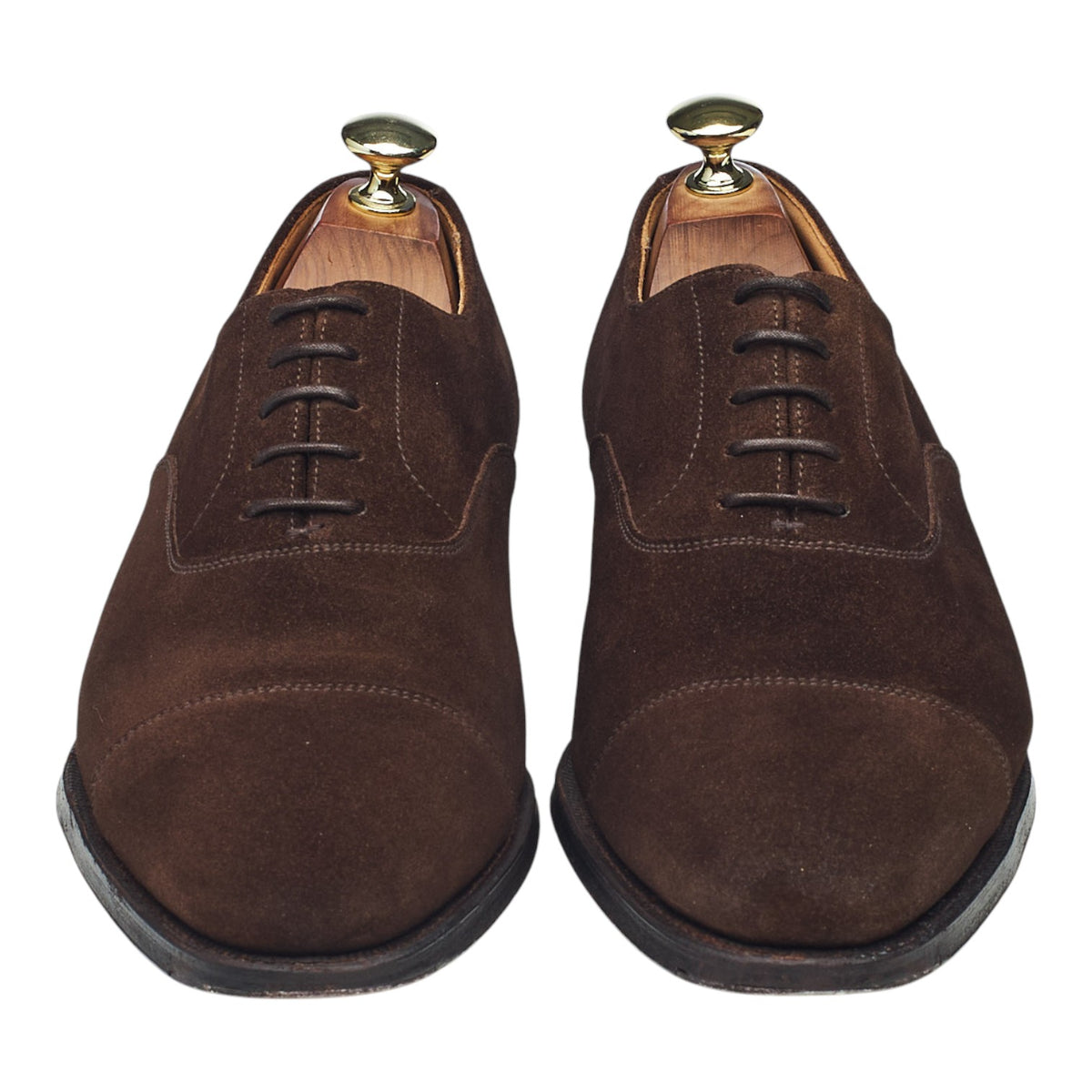 'Connaught' Dark Brown Suede Oxford UK 7.5 E