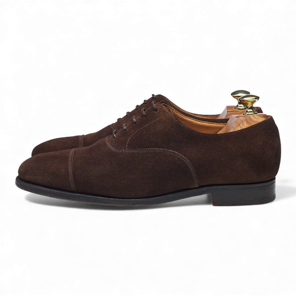 'Connaught' Dark Brown Suede Oxford UK 7.5 E