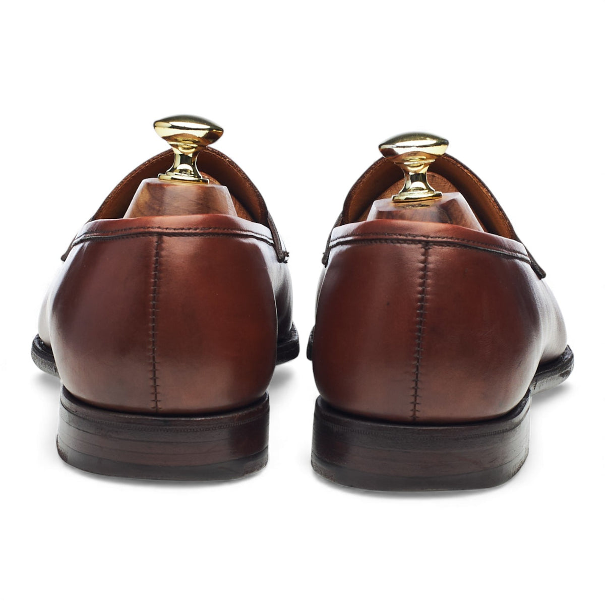 'Harcourt' Brown Leather Loafers UK 7.5 E