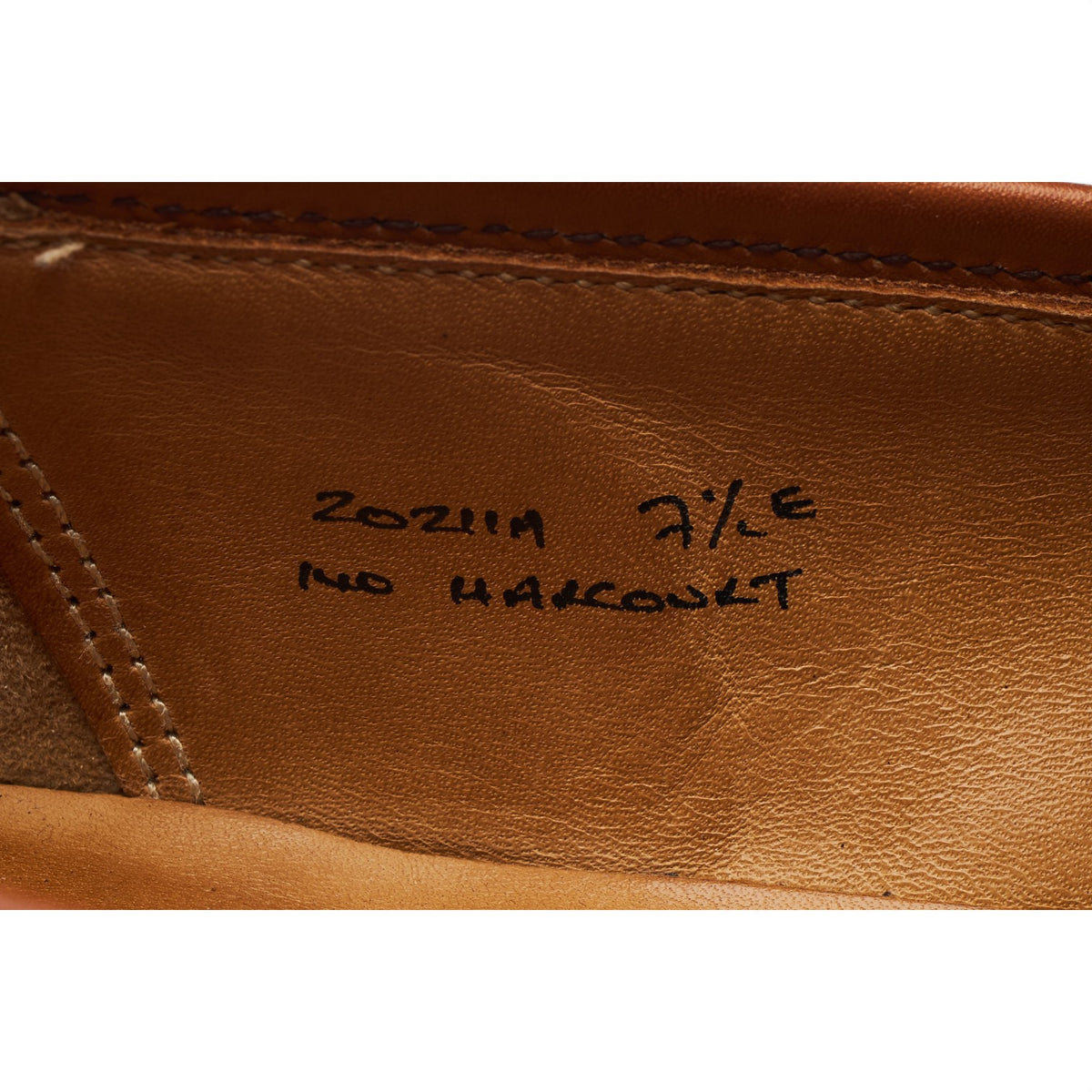 'Harcourt' Brown Leather Loafers UK 7.5 E