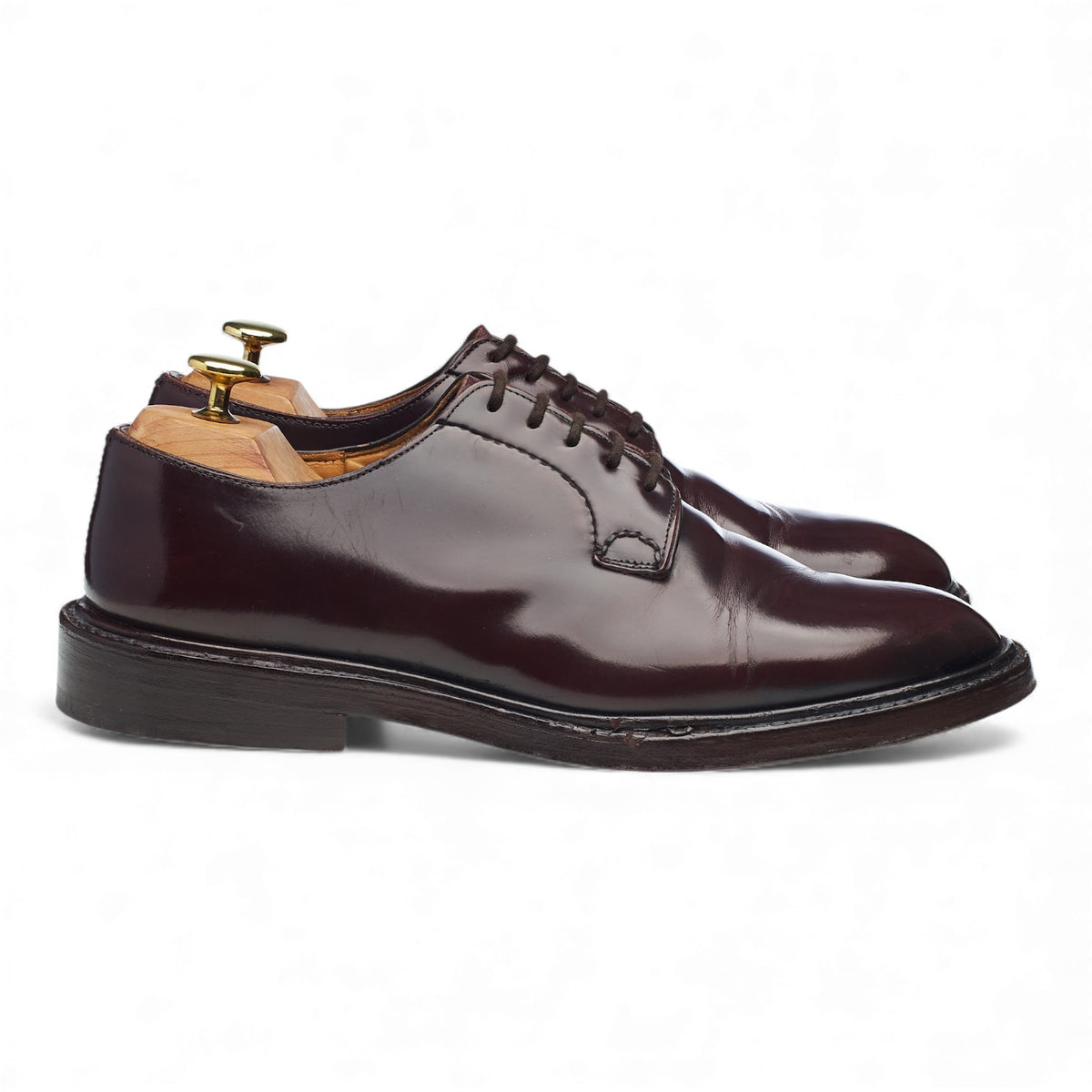 'Shannon' Burgundy Leather Derby UK 8 F