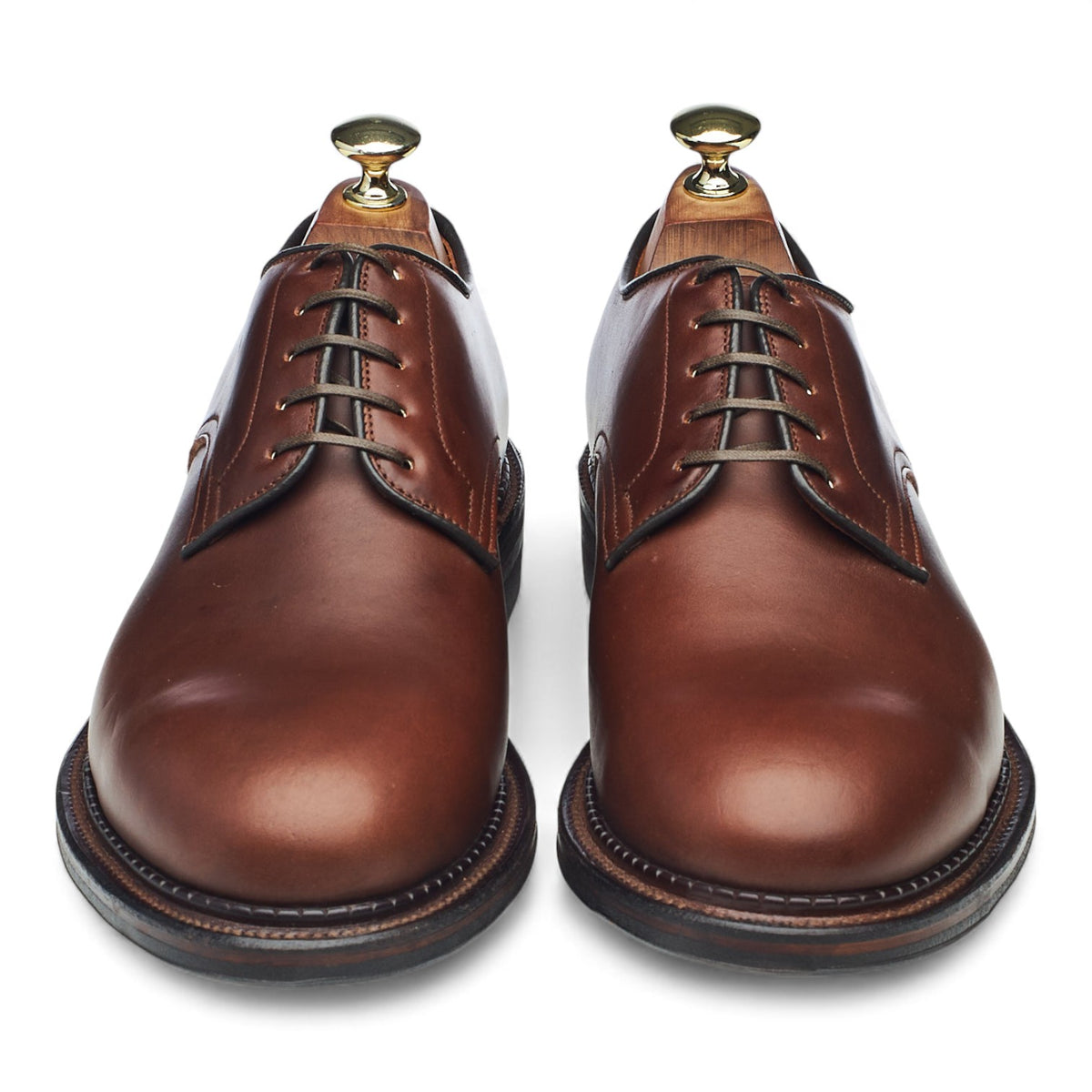 'Rockland Blucher' Brown Chromexcel Leather Derby UK 7.5 D