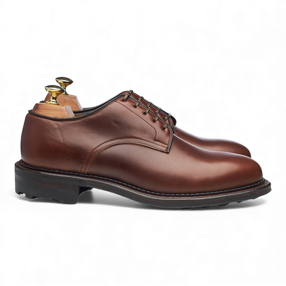 'Rockland Blucher' Brown Chromexcel Leather Derby UK 7.5 D