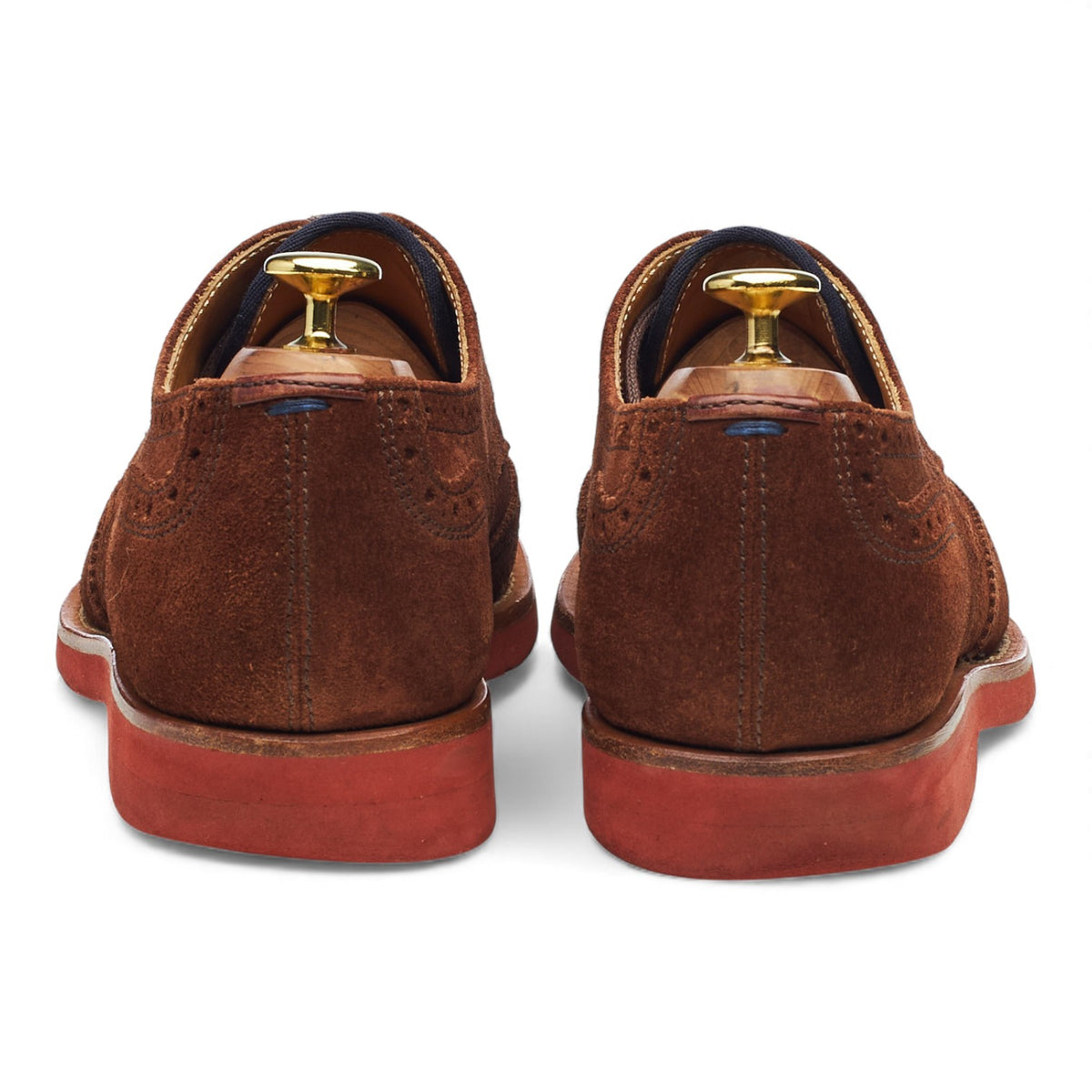 Brown Suede Derby Brogues UK 8 EU 42