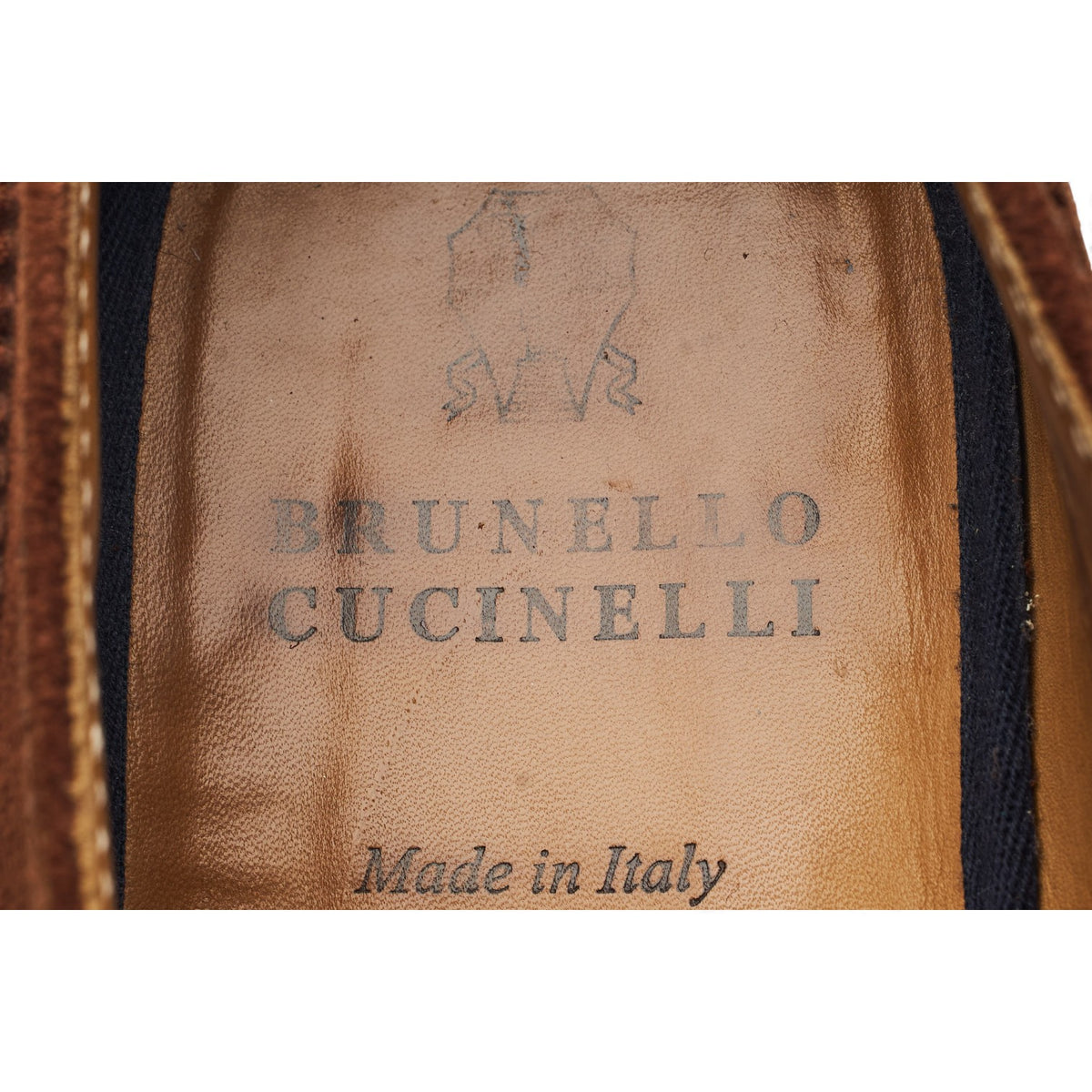 Brown Suede Derby Brogues UK 8 EU 42