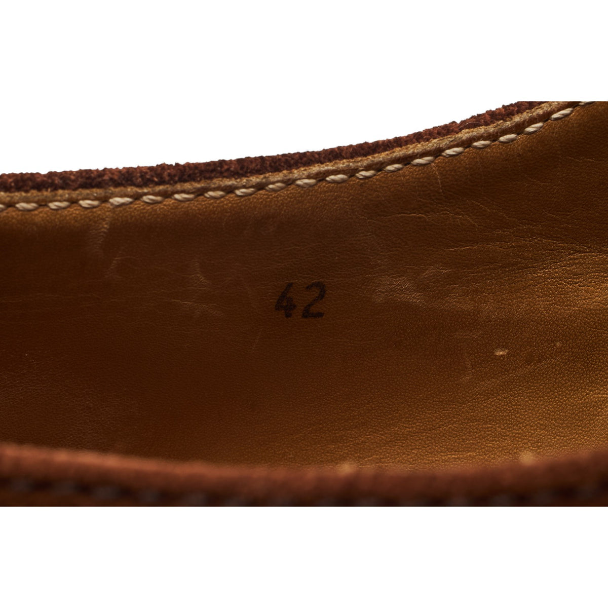 Brown Suede Derby Brogues UK 8 EU 42