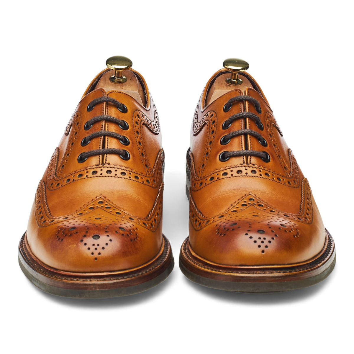 1880 'Edward' Tan Brown Oxford Brogues UK 8.5 G