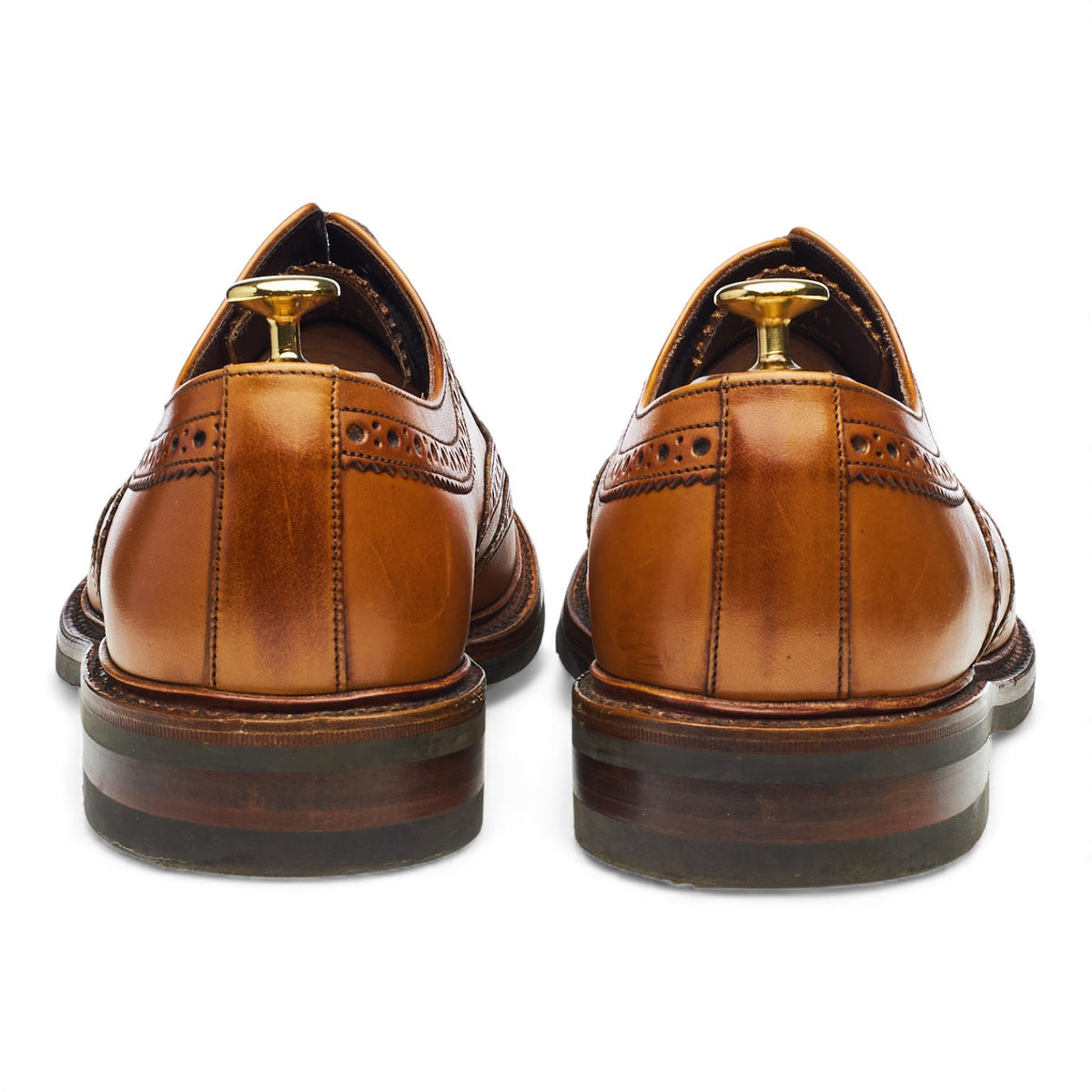 1880 'Edward' Tan Brown Oxford Brogues UK 8.5 G
