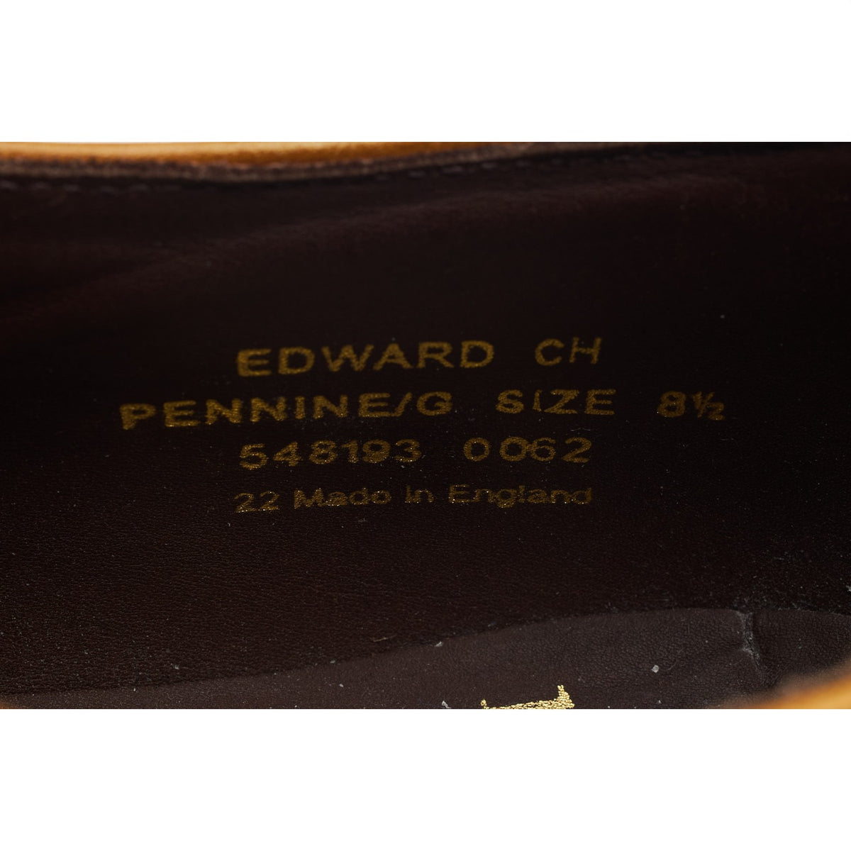 1880 'Edward' Tan Brown Oxford Brogues UK 8.5 G