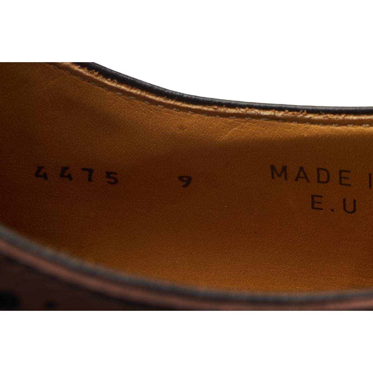 '4475' Dark Brown Leather Oxford Brogues UK 9