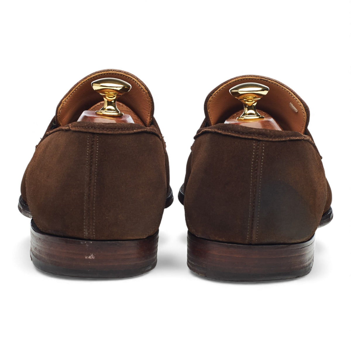 'Lewisham' Brown Suede Loafers UK 9.5 F