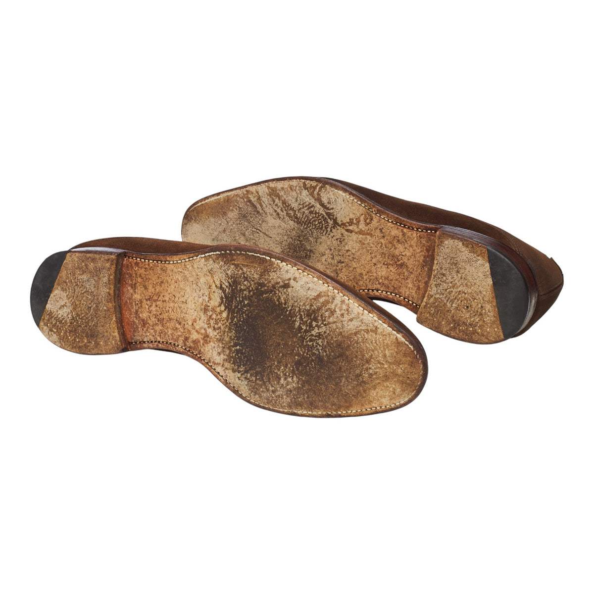 'Lewisham' Brown Suede Loafers UK 9.5 F