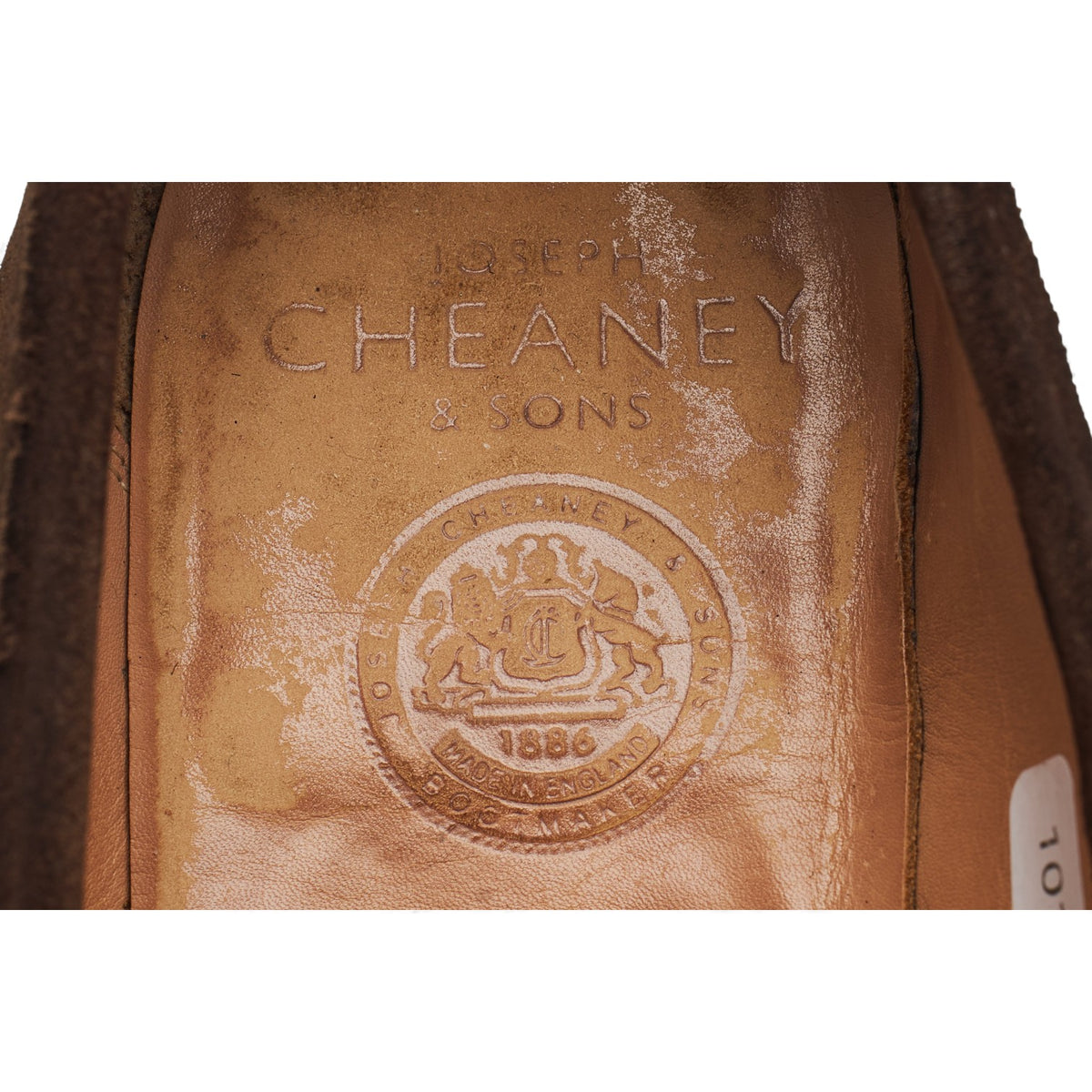 'Lewisham' Brown Suede Loafers UK 9.5 F