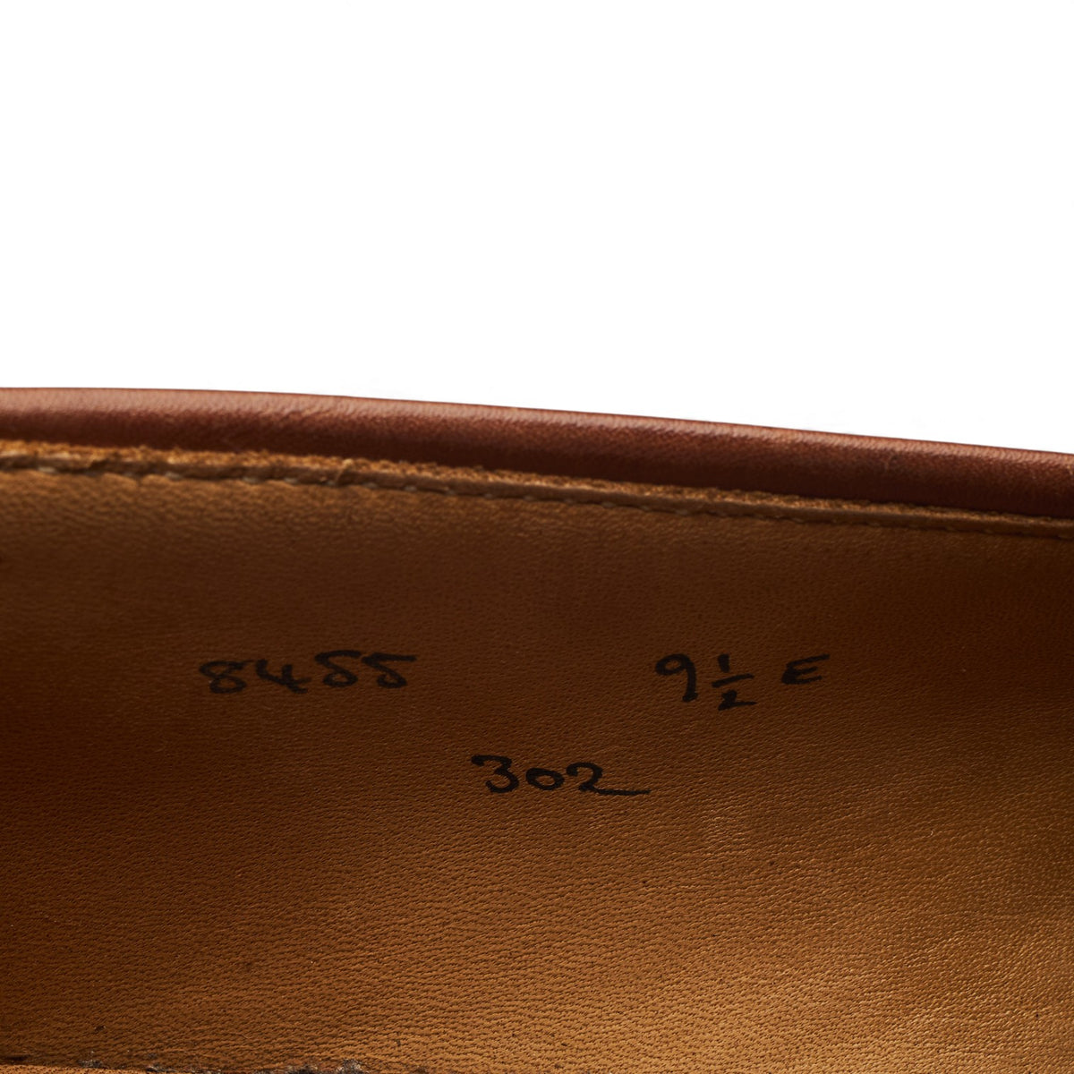 New & Lingwood Tan Brown Leather Butterfly Loafers UK 9.5 E