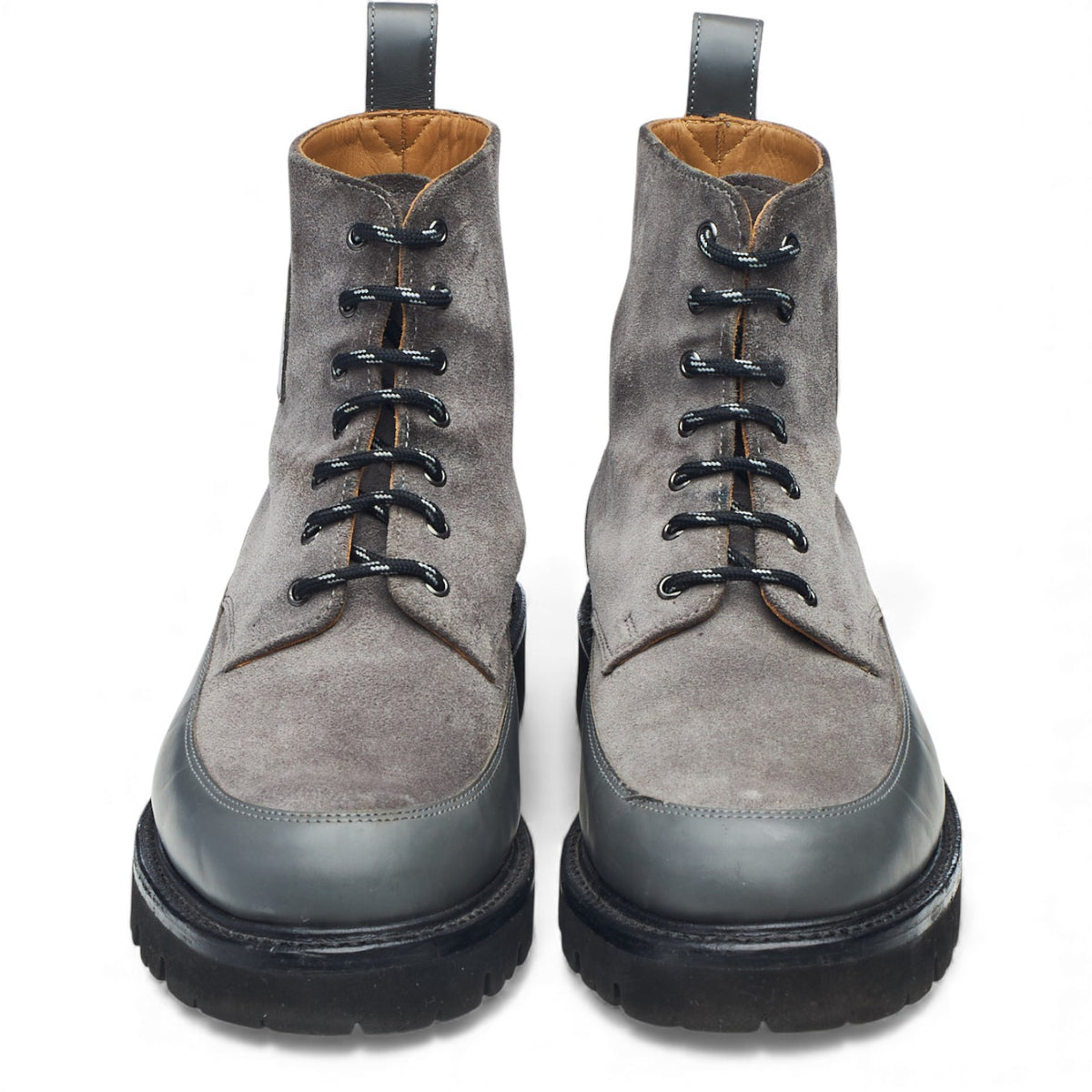 'Anton' Grey Suede Leather Boots UK 6.5 G
