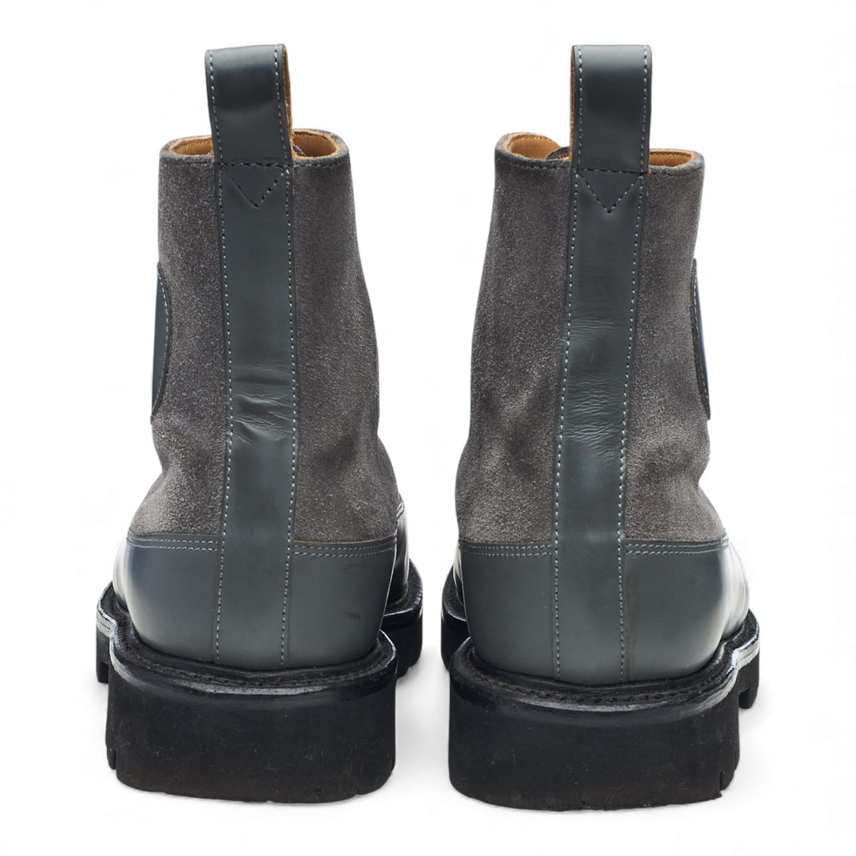 'Anton' Grey Suede Leather Boots UK 6.5 G