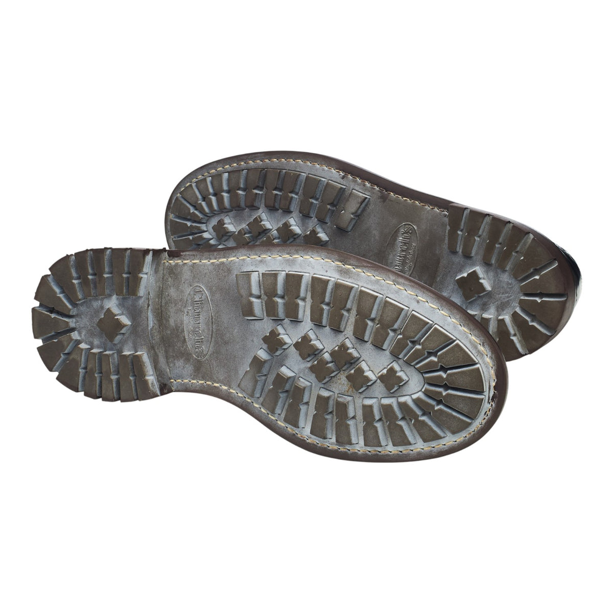 'McPherson' Dark Brown Leather Derby Brogues UK 8 G