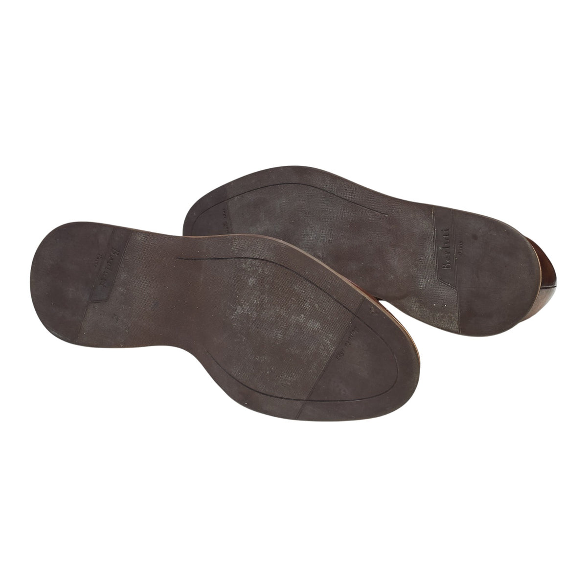 'Alessio Padova' Brown Patina Leather Wholecut Oxford UK 8.5