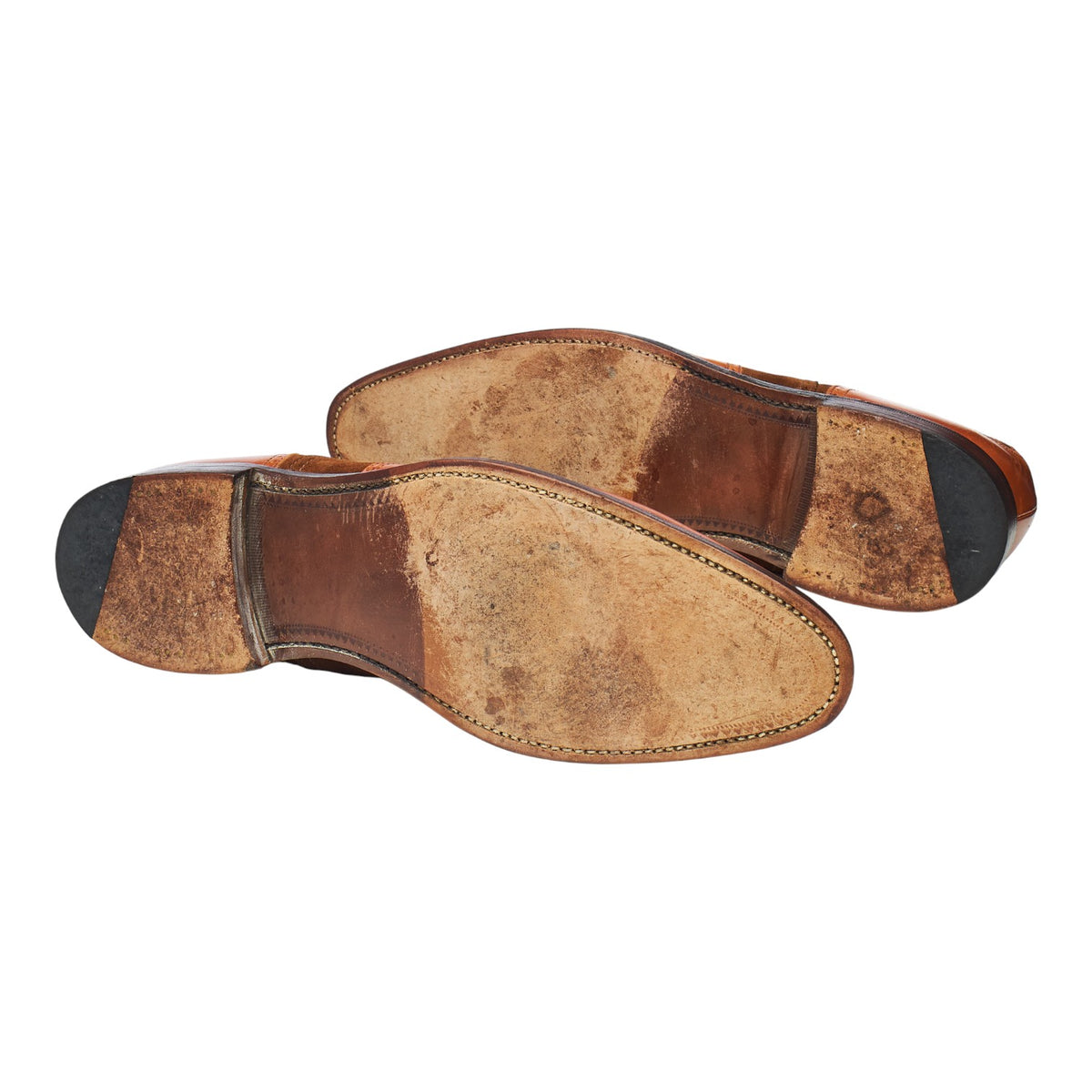 Charles Tyrwhitt 'Wolseley' Tan Brown Leather Suede Spectator Brogues UK 10 F