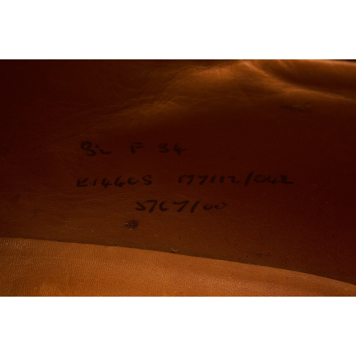 Black Leather Oxford Brogues UK 8.5 F