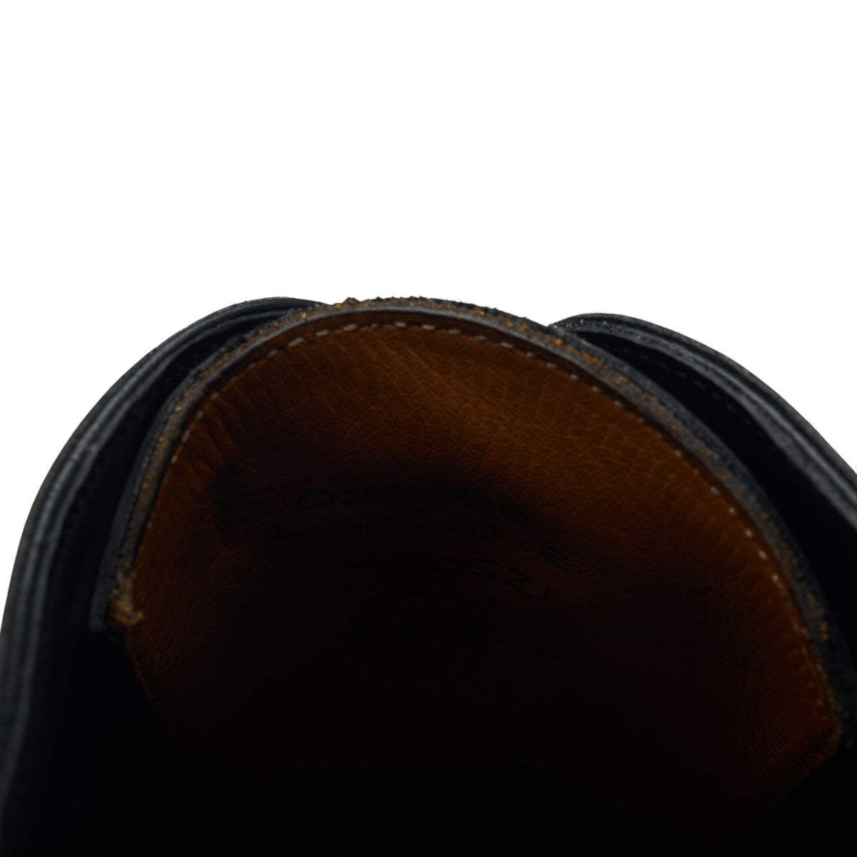 'Oxford' Black Leather Oxford UK 10 E