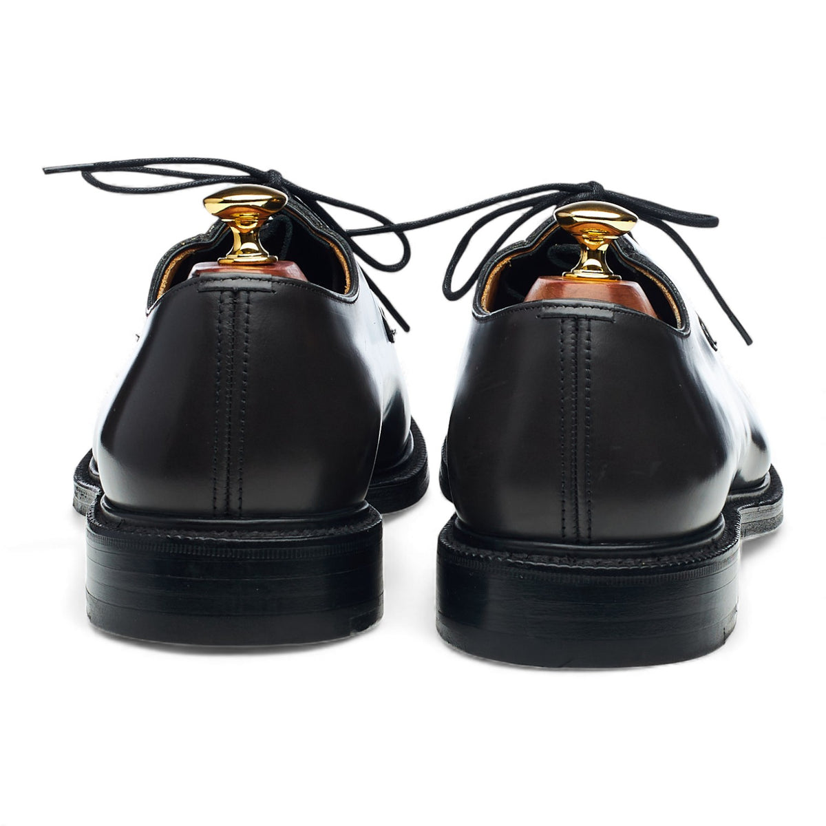 'Shannon' Dark Grey Leather Derby UK 9.5 F